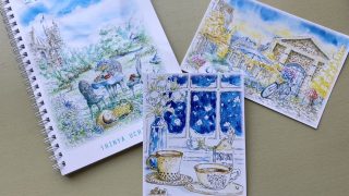 内田新哉　原画 内田新哉「小さな幸せ」