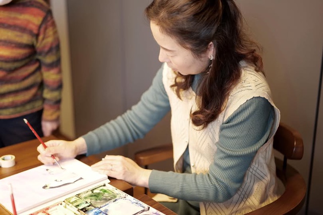 湯河原で初心者向け水彩画教室を開講 - Akiko Inoue Watercolor